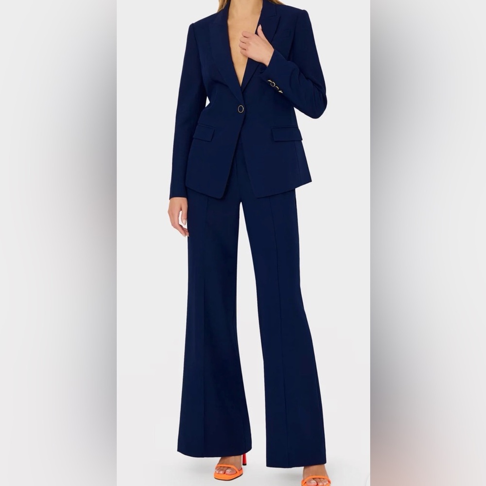 Milly Navy Women's Flare Pants NWT